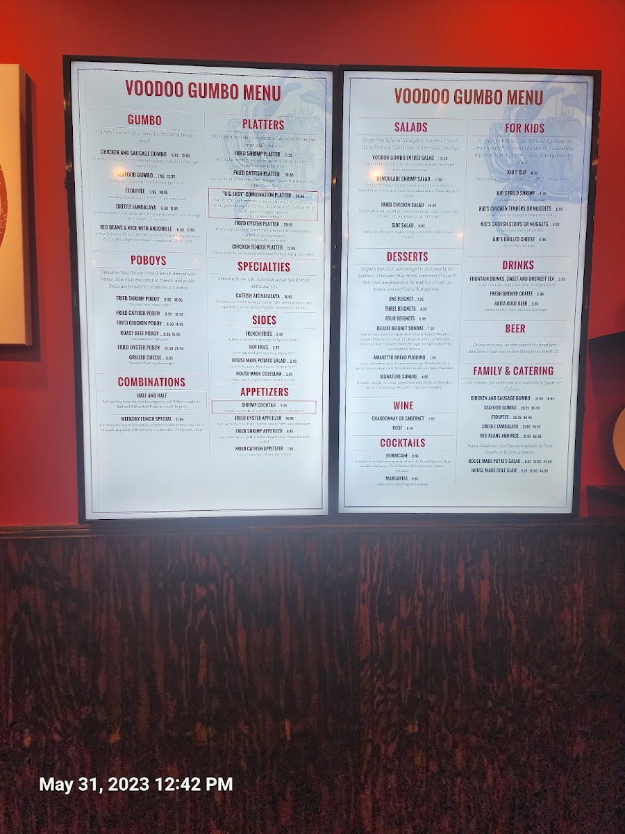 Menu Voodoo Gumbo-6